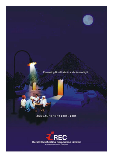Thumbnail Rural Electrification Corp Annual Report 2004-2005
