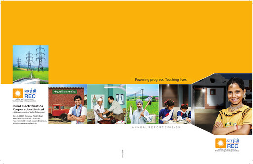 Thumbnail Rural Electrification Corp Annual Report 2008-2009