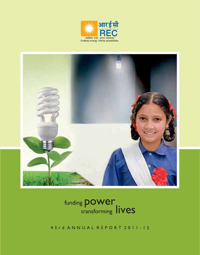 Thumbnail Rural Electrification Corp Annual Report 2011-2012