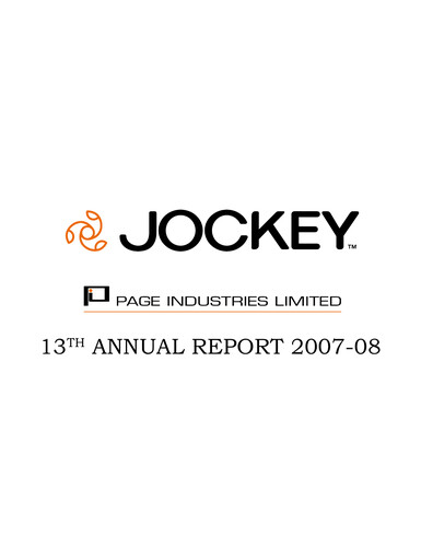 Thumbnail Page Industries
 Annual Report 2007-2008
