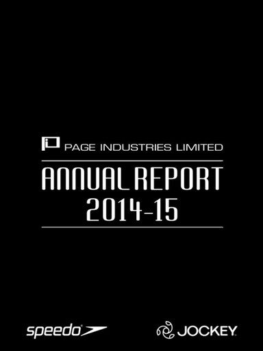 Thumbnail Page Industries
 Annual Report 2014-2015