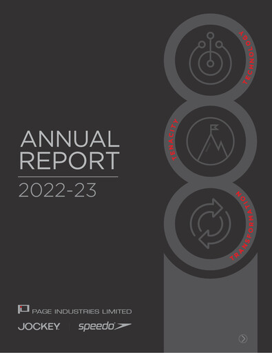 Thumbnail Page Industries
 Annual Report 2022-2023