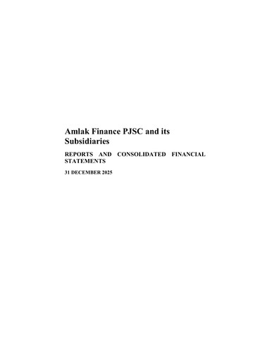 Thumbnail Amlak Finance Financial Statement 2025
