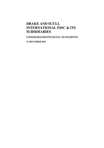 Thumbnail Drake and Scull International Financial Statement 2019