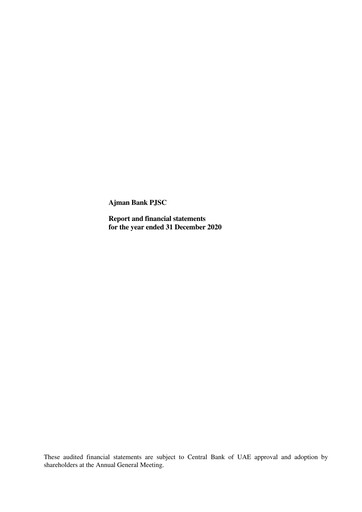 Thumbnail Ajman Bank Financial Statement 2020