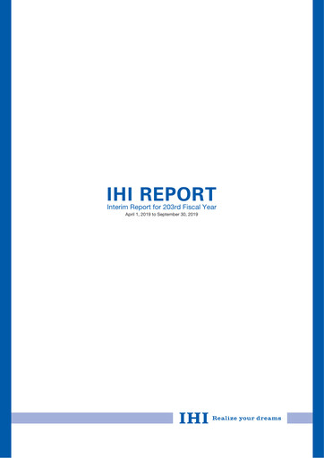 Thumbnail IHI Corporation Half-year Report 2019-h1