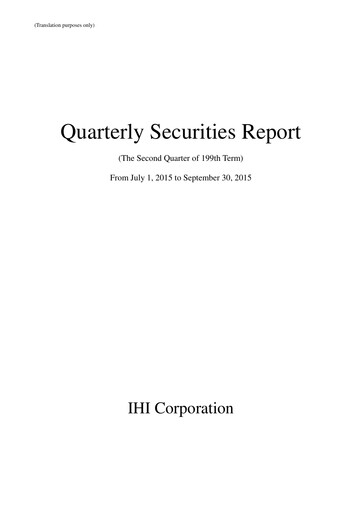 Thumbnail IHI Corporation Quarterly Report 2015-q2