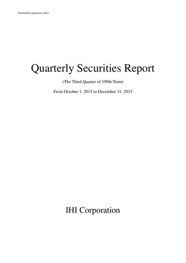 Thumbnail IHI Corporation Quarterly Report 2016-q3