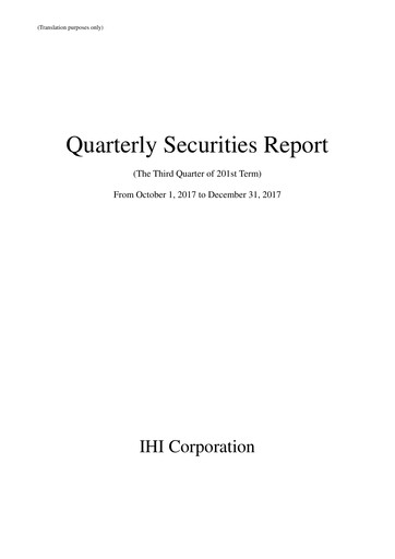 Thumbnail IHI Corporation Quarterly Report 2018-q3