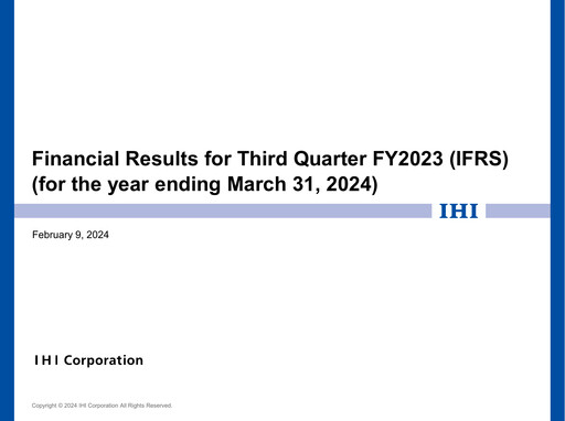 Thumbnail IHI Corporation Quarterly Report 2023-q3