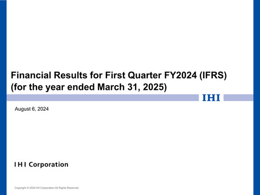 Thumbnail IHI Corporation Quarterly Report 2024-q1