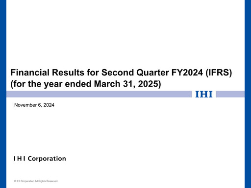 Thumbnail IHI Corporation Quarterly Report 2024-q2