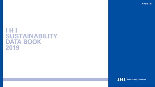 Thumbnail IHI Corporation Sustainability Report 2019