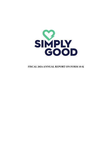Thumbnail Simply Good Foods Annual Report 2024