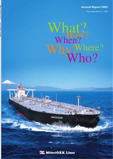 Thumbnail Mitsui O.S.K. Lines Annual Report fy2003