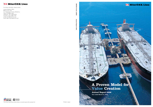 Thumbnail Mitsui O.S.K. Lines Annual Report fy2006