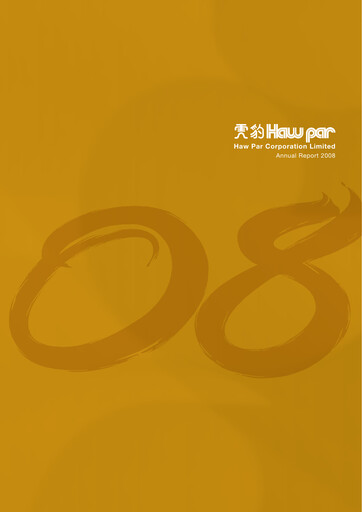 Thumbnail Haw Par Annual Report 2008