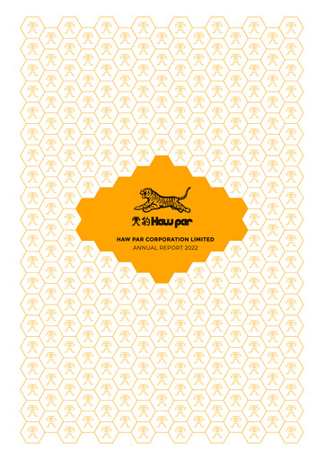 Thumbnail Haw Par Annual Report 2022