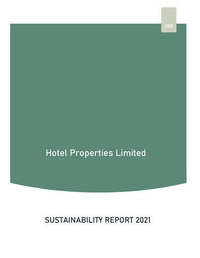Thumbnail Hotel Properties Limited Sustainability Report 2021