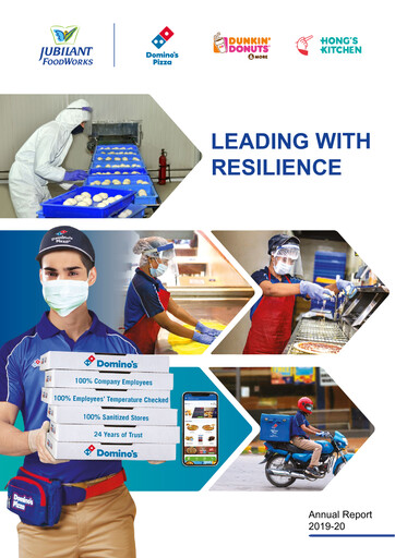 Thumbnail Jubilant FoodWorks
 Annual Report 2019-2020