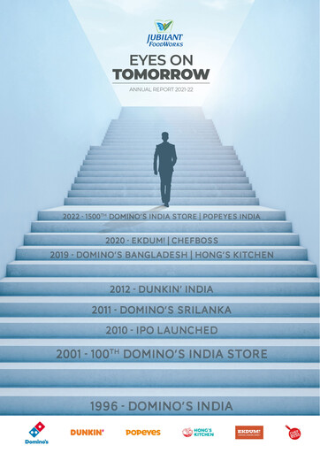 Thumbnail Jubilant FoodWorks
 Annual Report 2021-2022
