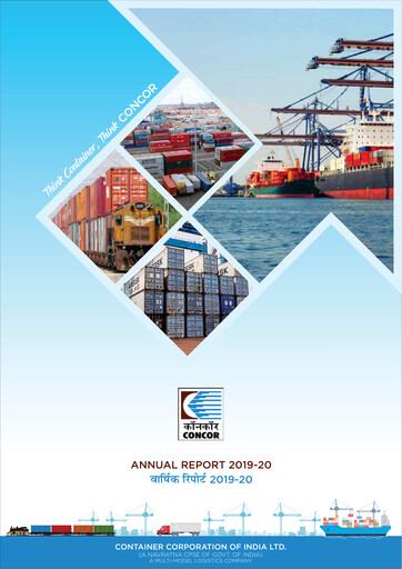 Thumbnail Container Corporation of India Annual Report 2019-2020