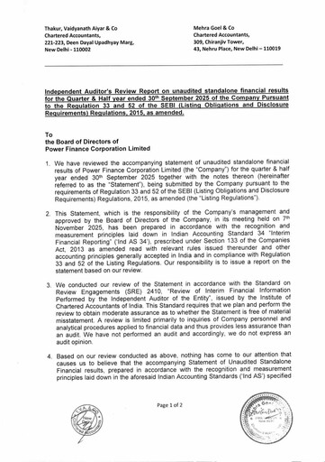 Thumbnail Power Finance Corp
 Half-year Report 2025-h1