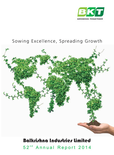 Thumbnail Balkrishna Industries
 Annual Report 2013-2014