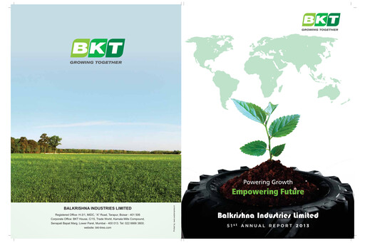 Thumbnail Balkrishna Industries
 Annual Report 2013
