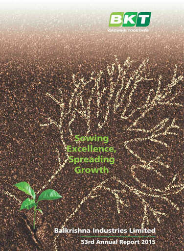 Thumbnail Balkrishna Industries
 Annual Report 2015