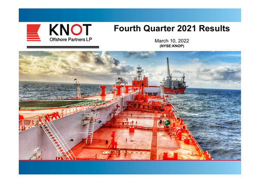 Thumbnail KNOT Offshore Partners Quarterly Report 2021-q4
