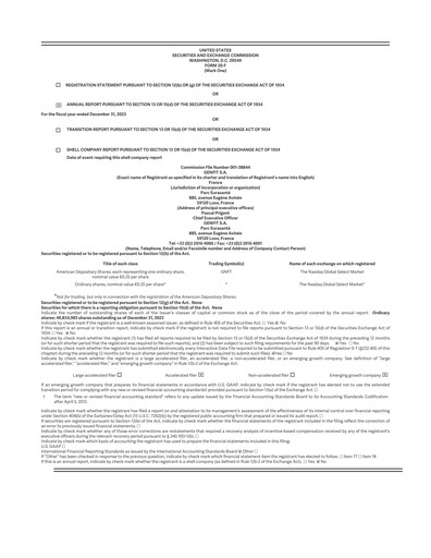 Thumbnail Genfit Annual Report 2023