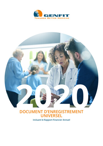 Vorschaubild Genfit Universelles Registrierungsdokument 2020