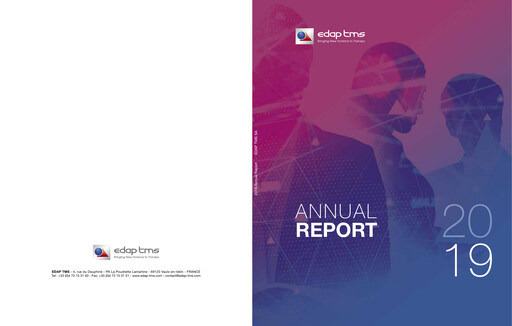 Thumbnail EDAP TMS Annual Report 2019