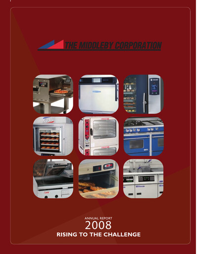 Miniature Middleby Rapport annuel 2008