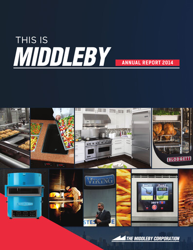 Miniature Middleby Rapport annuel 2014