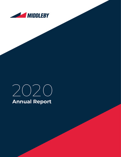 Miniature Middleby Rapport annuel 2020