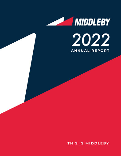 Miniature Middleby Rapport annuel 2022