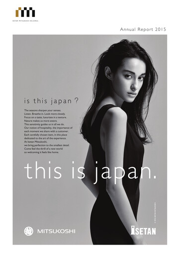 Thumbnail Isetan Mitsukoshi Holdings Annual Report 2015