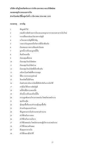Thumbnail Charoen Pokphand Foods
 Financial Statement 2011