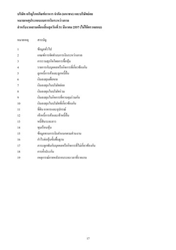 Thumbnail Charoen Pokphand Foods
 Quarterly Report 2014-q1