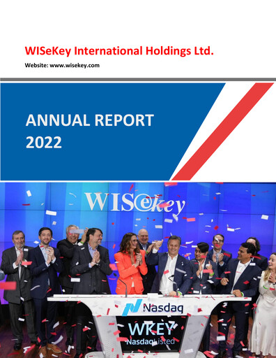 Thumbnail WISeKey International Annual Report 2022