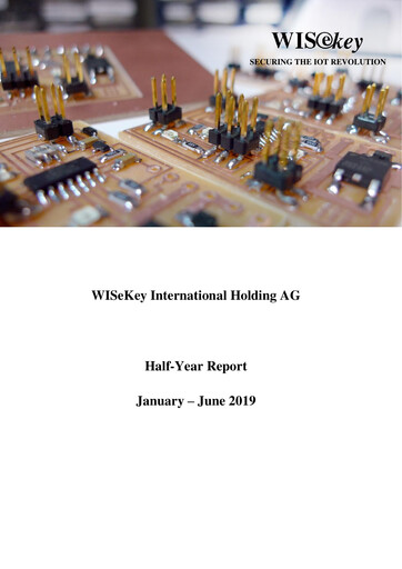 Thumbnail WISeKey International Half-year Report 2019-h1