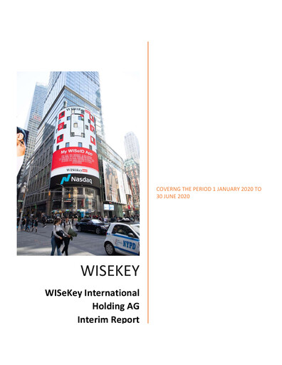 Thumbnail WISeKey International Half-year Report 2020-h1