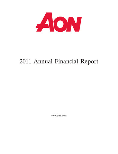 Thumbnail Aon Annual Report 2011