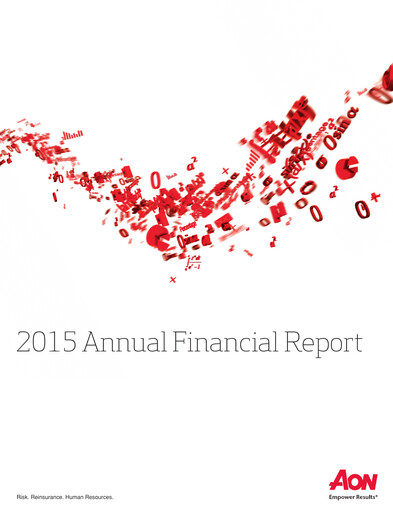 Thumbnail Aon Annual Report 2015