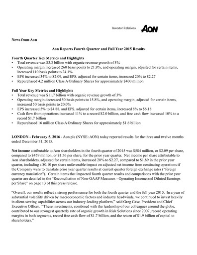 Thumbnail Aon Quarterly Report 2015-q4