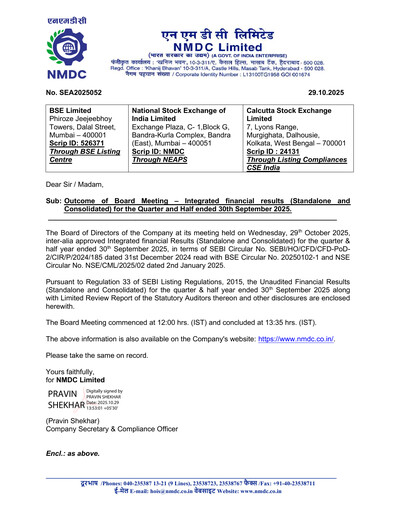 Thumbnail National Mineral Development Corporation Quarterly Report 2025-q2