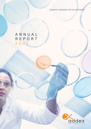 Miniature Addex Therapeutics Rapport annuel 2007