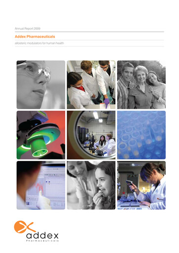 Miniature Addex Therapeutics Rapport annuel 2009